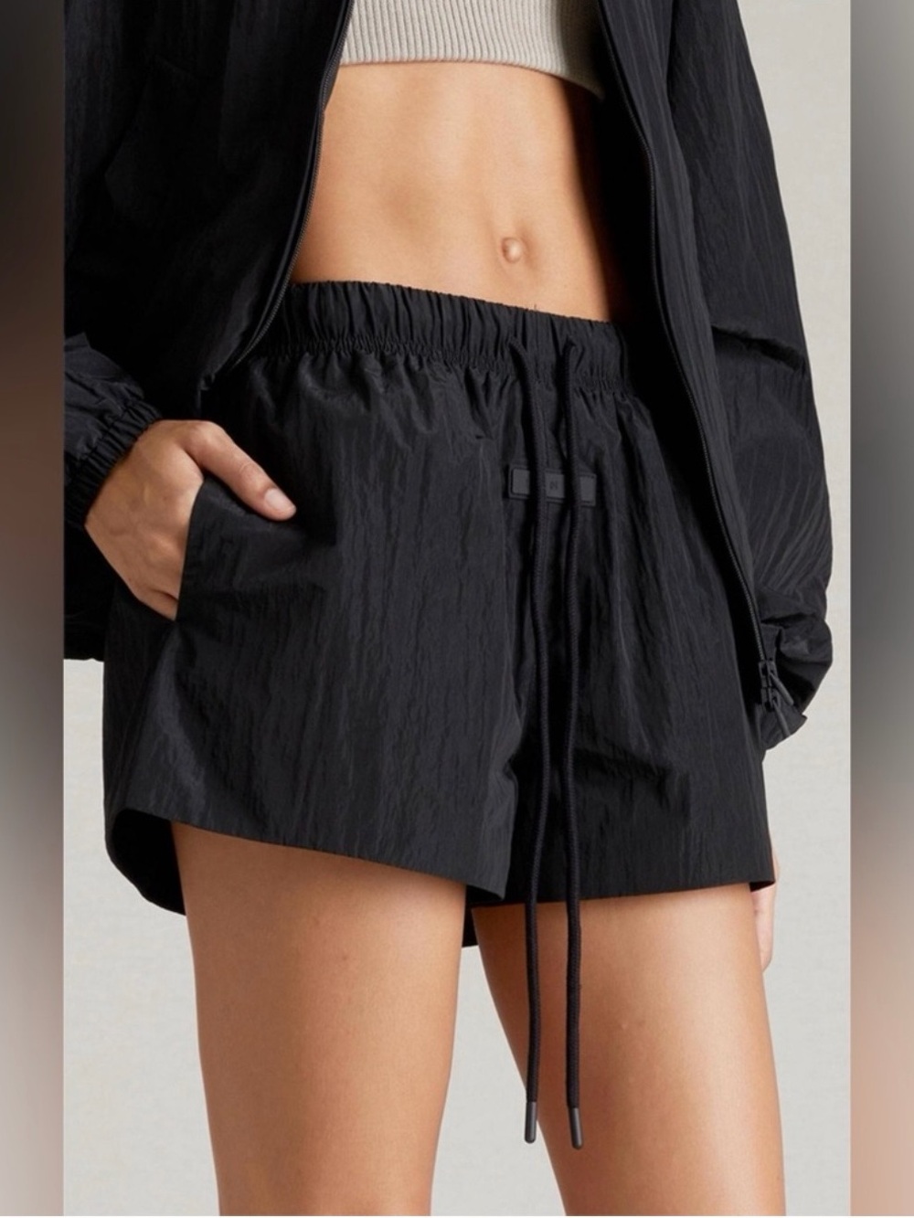 Fear of God Essentials Black Elastic
Waist Athletic Shorts size S
